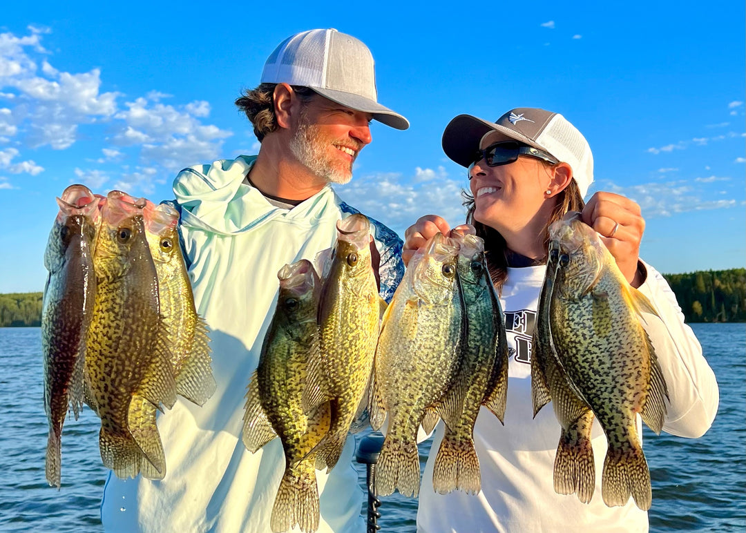 Vertical Jigging Crappies with the NEW 2" Tomahawk on SJTV