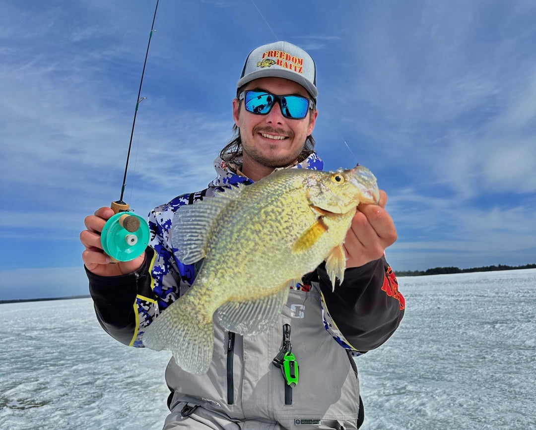 Early Ice Panfish Insights (& The Best Freedom Baitz + Widow Maker Lures Pairings)