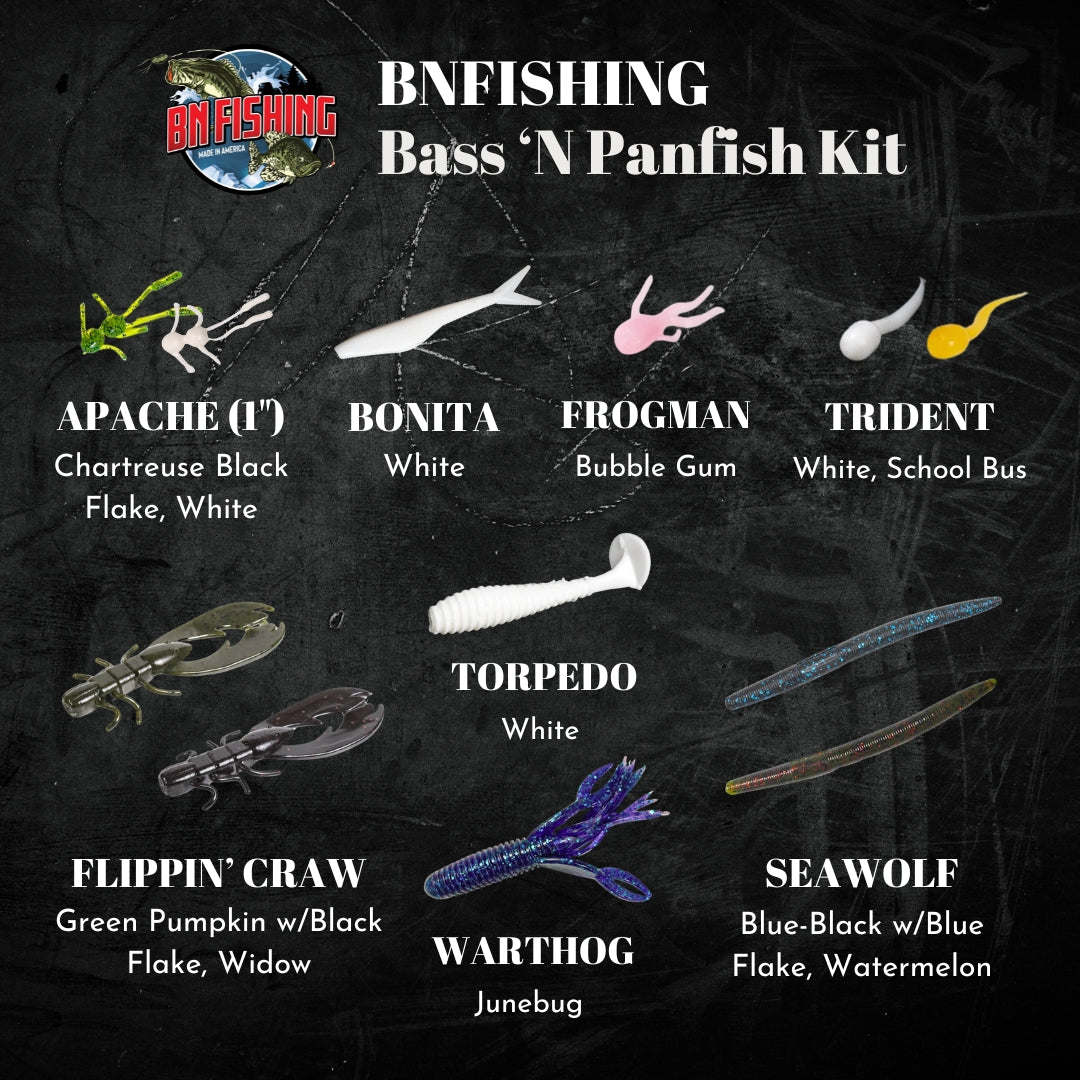 BNFISHING Bass 'N Panfish Kit – Freedom Baitz
