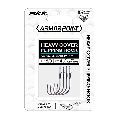 BKK Armor Point Heavy Cover Flipping Hook - 4-pack